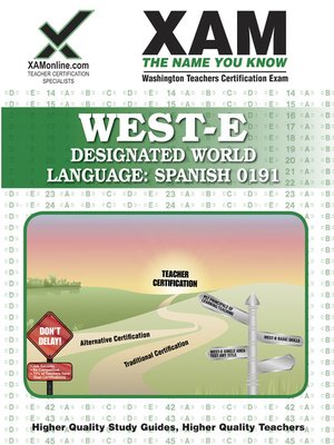 cover image of WEST-E Designated World Language: Spanish 0191